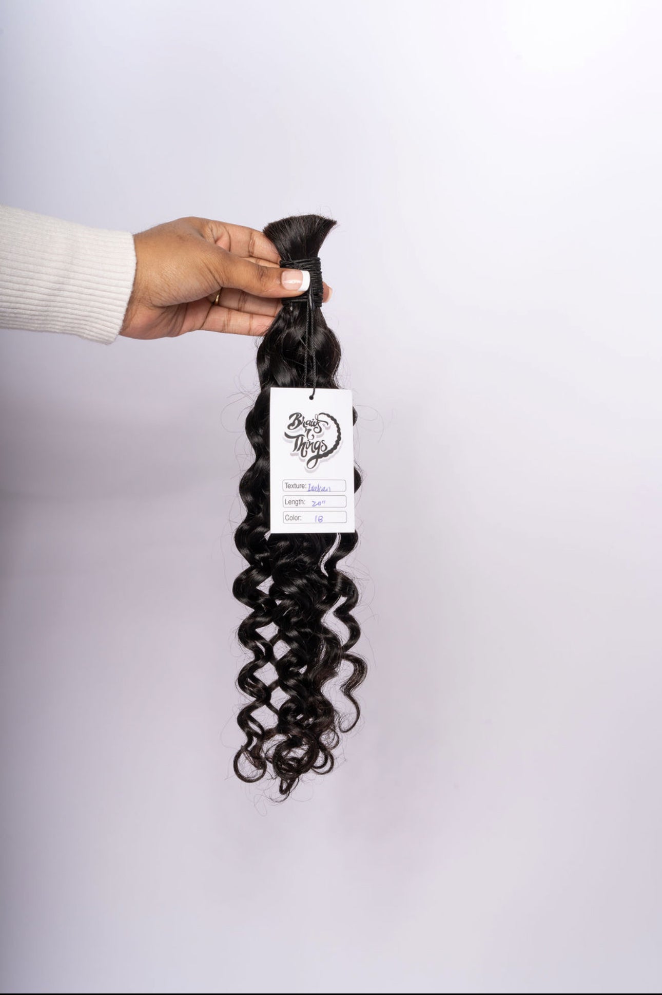 Italian Curly Bulk hair