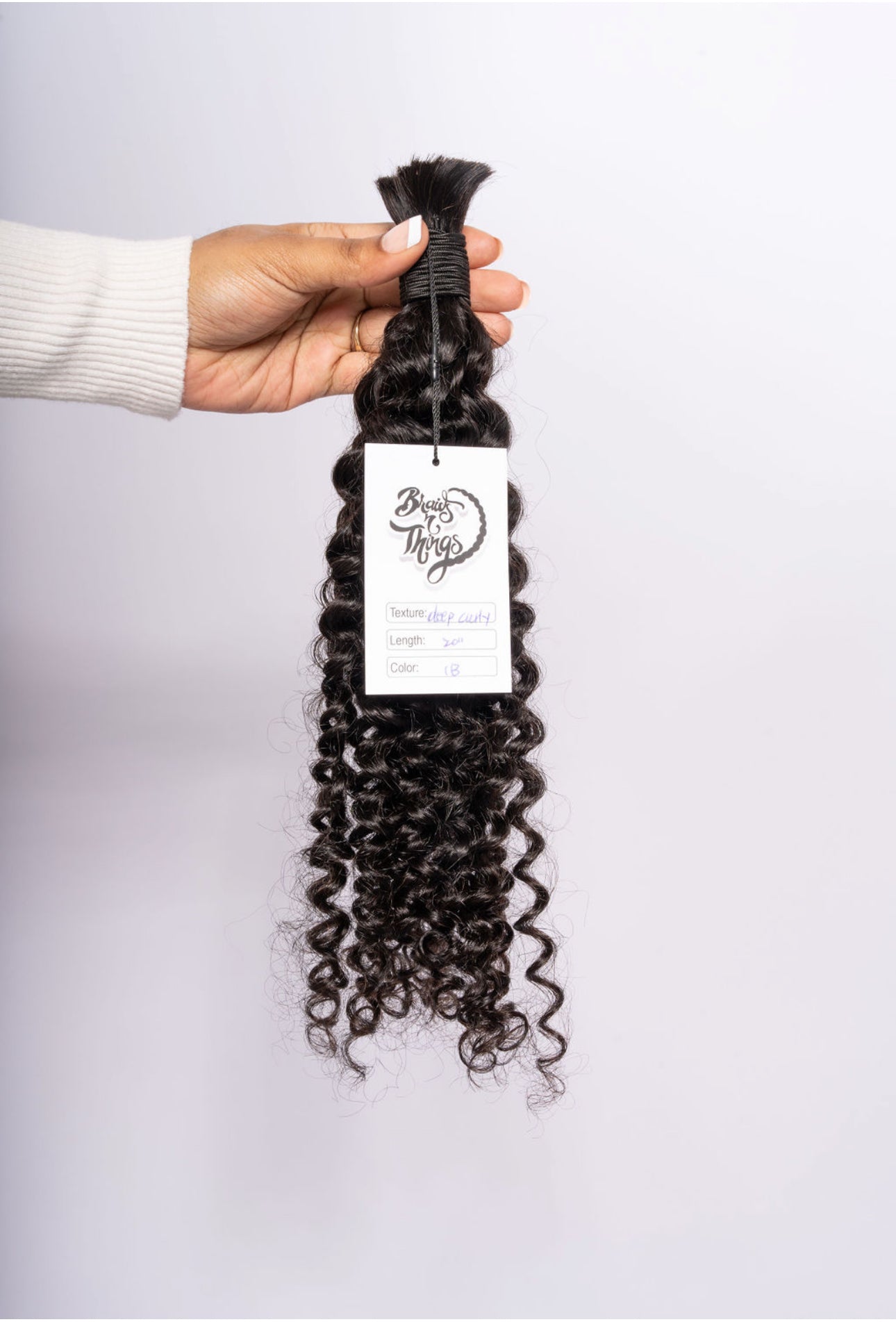 Deep Curly Bulk Hair